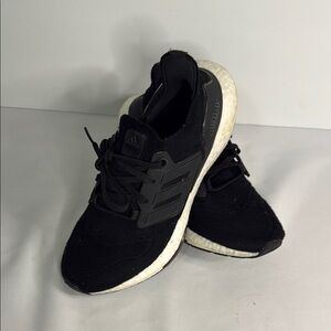 adidas ULTRABOOST Black and White Athletic Shoes